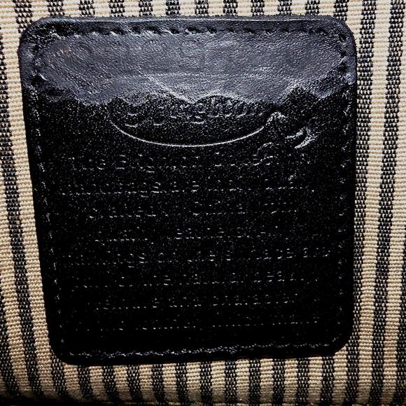 BRIGHTON WOMEN'S BLACK DANIA LEATHER HANDBAG HEART CHARM FLAP CLOSURE 14X11X5 - Picture 4 of 15